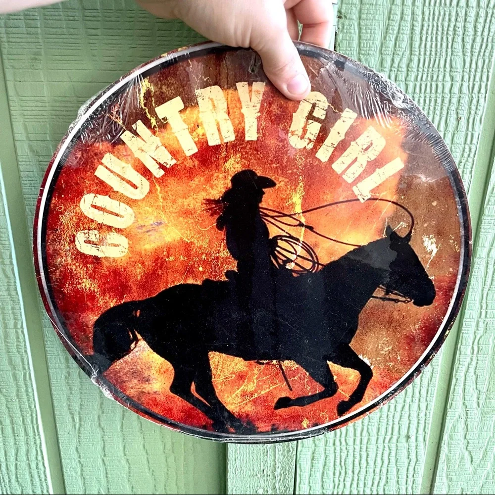 NEW Country Girl Metal Sign
